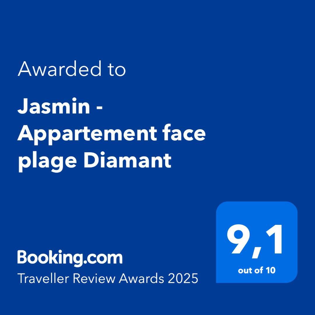 Jasmin - Appartement Face Plage Diamant Le Diamant Eksteriør bilde